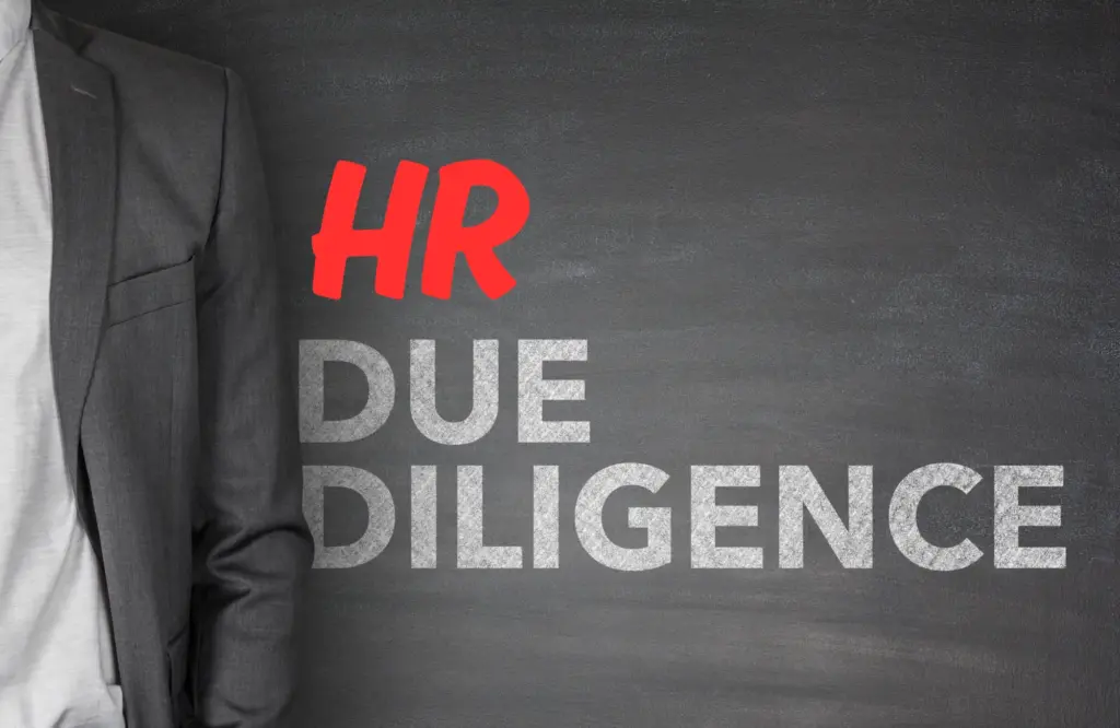 HR due diligence consulting